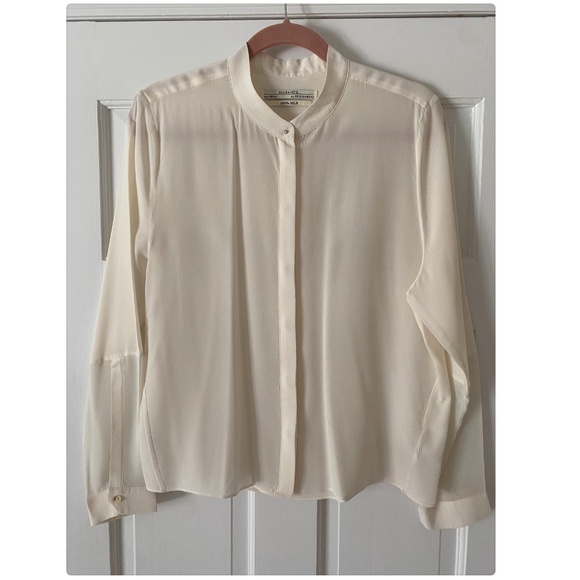 ALLSAINTS SILK BLOUSE - Picture 1 of 5